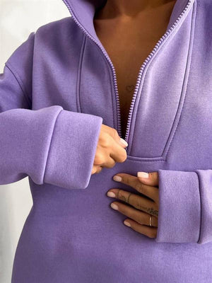 Tuta Donna Oversize con Zip – Stile Minimal e Comfort Assoluto – Vanessa