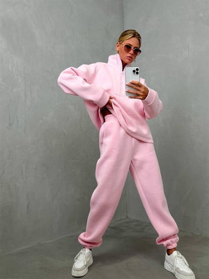 Tuta Donna Oversize con Zip – Stile Minimal e Comfort Assoluto – Vanessa