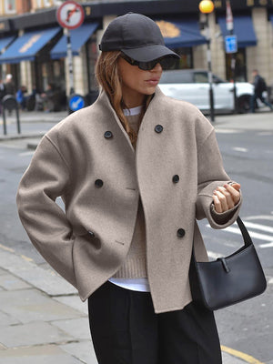 Cappotto Donna Invernale Elegante Doppiopetto – Martina