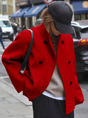 Cappotto Donna Invernale Elegante Doppiopetto – Martina