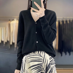 Cardigan Donna Elegante Anna in Lana – Morbido, Caldo e Versatile per Ogni Occasione