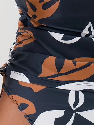 Tankini Venere - Bikini con Stampa Tropicale a Foglie