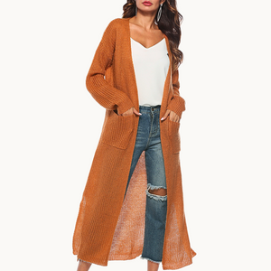 Cardigan Donna Lungo Elegante Alessia – Maglia Morbida e Versatile con Tasche