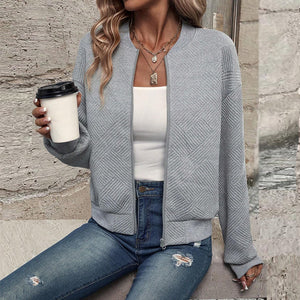 Giacca Bomber Donna Leggera Chiara – Tessuto Trapuntato e Vestibilità Comoda