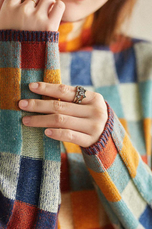 Valerie - Maglione Donna Stampa a Quadri per un'Eleganza Autunnale