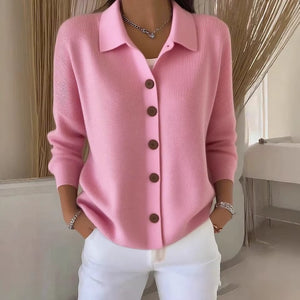 Cardigan Donna Morbido e Versatile – Eleganza Casual per Ogni Giorno – Giada