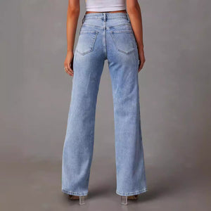 Ashley - Pantaloni Jeans Dritti Eleganti