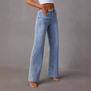 Ashley - Pantaloni Jeans Dritti Eleganti