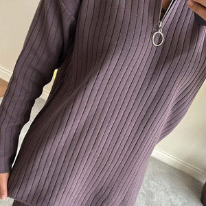 Anna™ - Set 2 Pezzi in Maglia con Cerniera