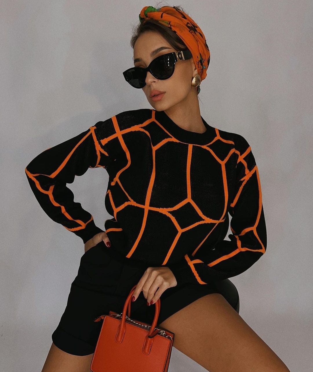 Maglione Donna con Stampa Vivace