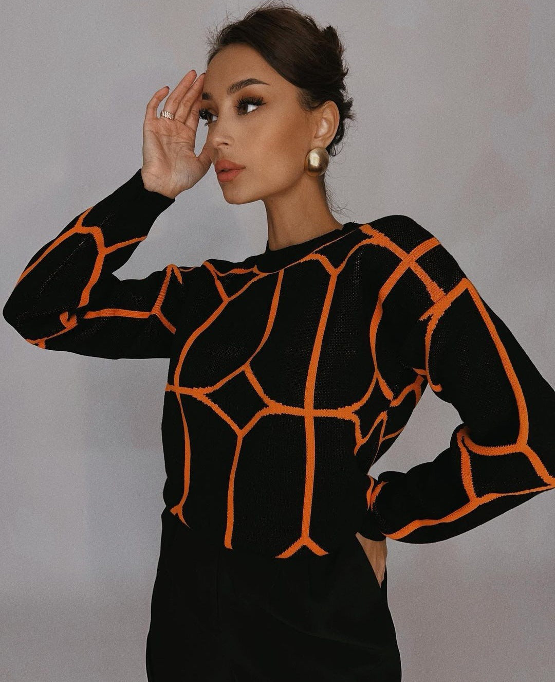 Maglione Donna con Stampa Vivace