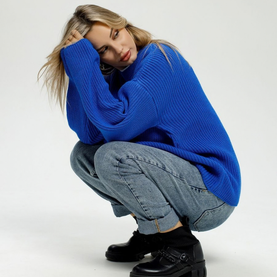 Maglione Donna Oversize Morbido e Caldo – Comfort Avvolgente per Ogni Giorno – Elena