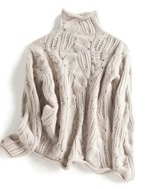 Maglione Donna Collo Alto Chiara – Stile e Comfort