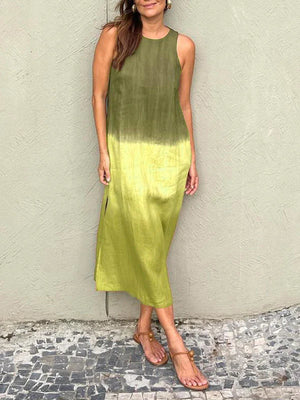 Lysandra - Vestito Lungo Casual con Stampa Tie-Dye
