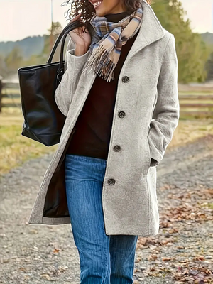 Alessia – Cappotto Donna Invernale Elegante con Linea Classica