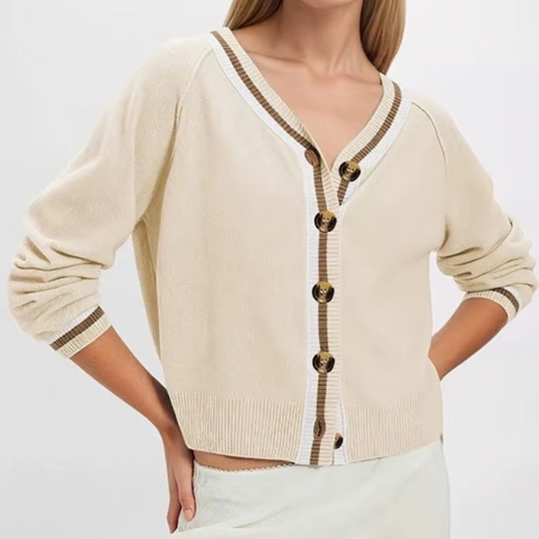 Cardigan Donna Morbido con Bottoni – Eleganza Versatile dal Giorno alla Sera – Alessia