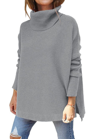 Milla - Pullover in Maglia a Collo Alto Oversize Elegante