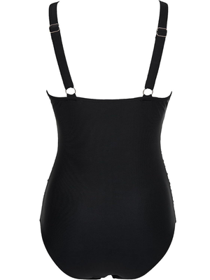 Costume Intero Donna Modellante Vita Alta con Mesh