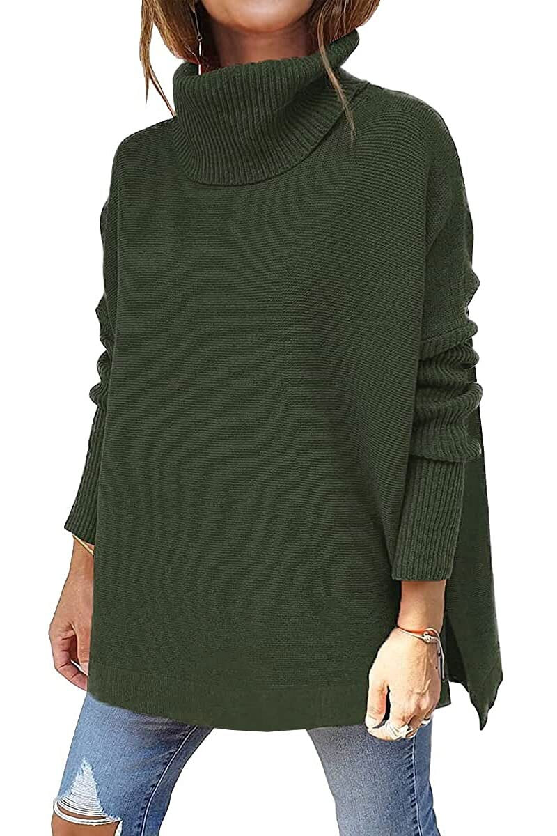 Milla – Maglione Donna Oversize Elegante a Collo Alto