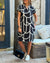 Vestito Polo Casual con Stampa Geometrica