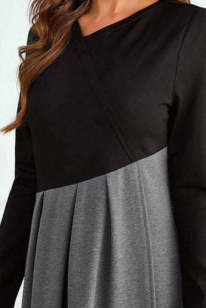 Vestito Lungo Invernale Elegante con Maniche Lunghe - Verona