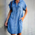 Anna – Vestito Camicia Donna in Denim Casual con Tasche