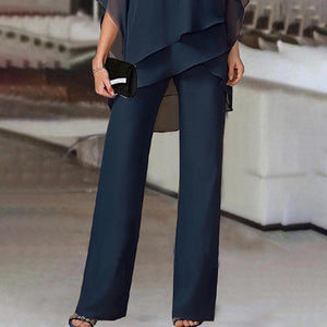 Annie - Completo Elegante con Pantalone e Top Asimmetrico