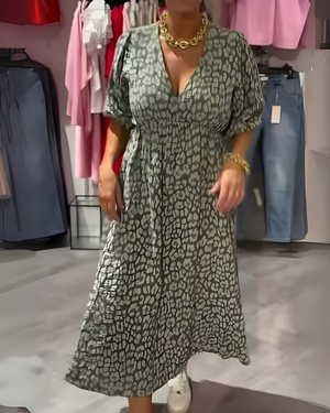Aurora – Vestito Donna Estivo Midi con Maniche a Farfalla