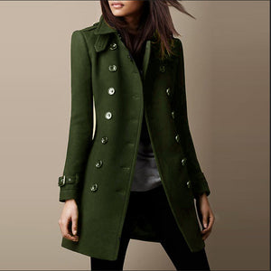 Cappotto Donna Elegante Doppiopetto – Linea Sottile e Stile Classico – Valentina