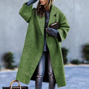 Cappotto Invernale Donna Elegante - Lungo, Caldo e Avvolgente - Bianca