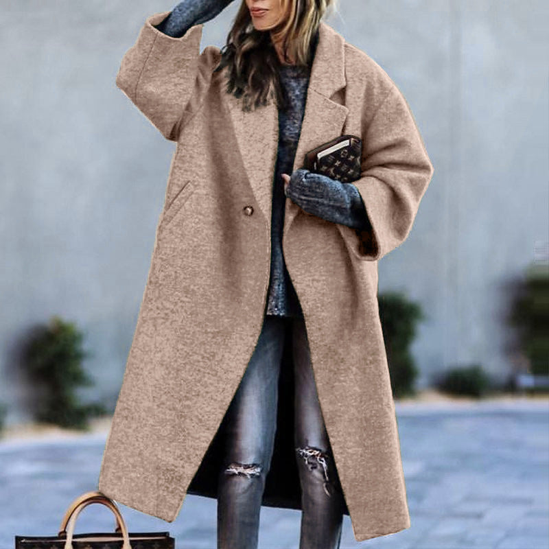 Cappotto Invernale Donna Elegante - Lungo, Caldo e Avvolgente - Bianca