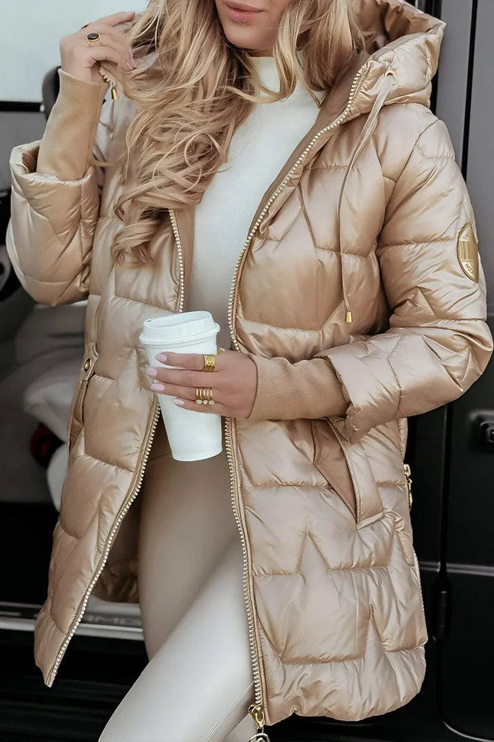 Cappotto Invernale Imbottito da Donna – Protezione da Freddo, Vento e Pioggia con Eleganza Nordica – Oslo