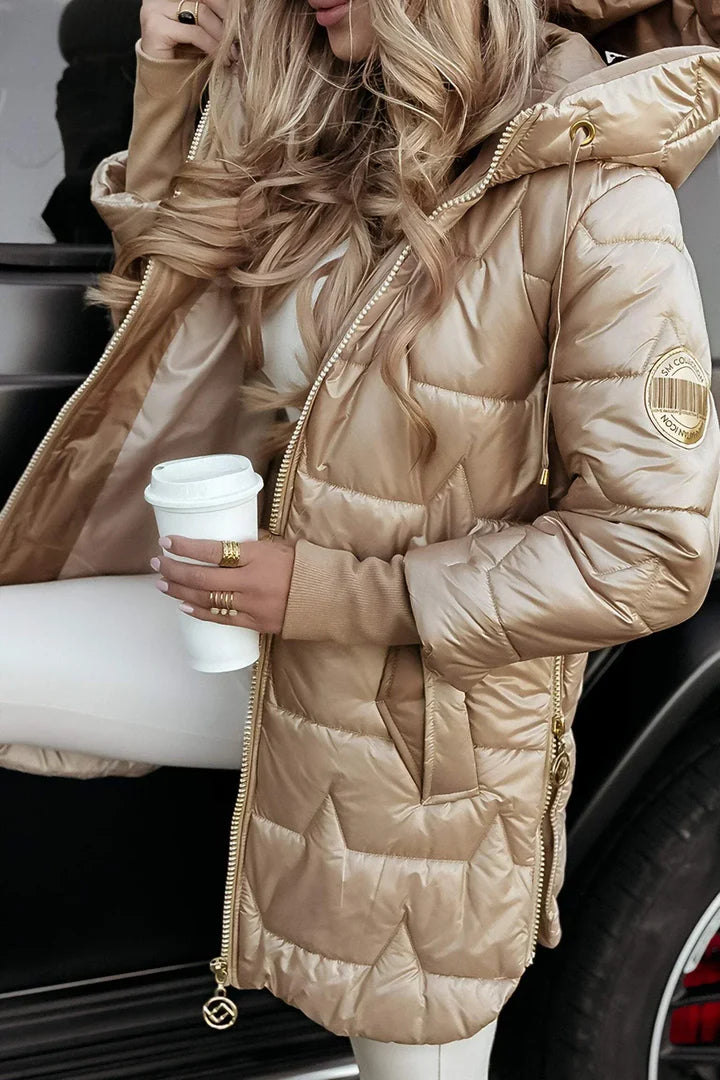 Cappotto Invernale Imbottito da Donna – Protezione da Freddo, Vento e Pioggia con Eleganza Nordica – Oslo