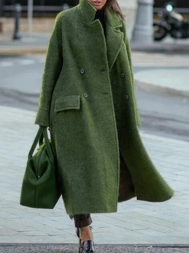 Cappotto Invernale Lungo Donna in Lana – Calore Avvolgente e Linee Raffinate – Beatrice