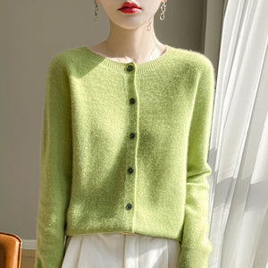 Cardigan Donna Elegante Sofia – Lana e Cashmere Morbido con Bottoni Classici