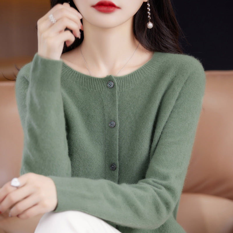 Cardigan Donna Elegante Sofia – Lana e Cashmere Morbido con Bottoni Classici