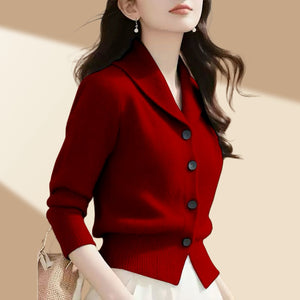 Cardigan Donna Elegante – Morbido, Versatile e con Colletto a Revere
