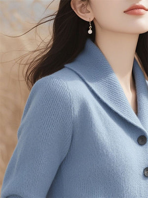 Cardigan Donna Elegante – Morbido, Versatile e con Colletto a Revere