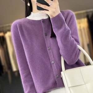 Cardigan Donna Elegante in Lana – Morbido, Caldo e Versatile