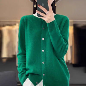 Cardigan Donna Elegante in Lana – Morbido, Caldo e Versatile