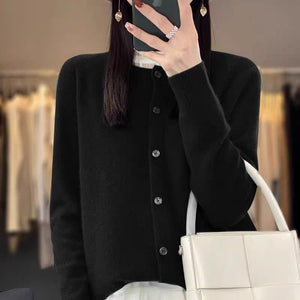 Cardigan Donna Elegante in Lana – Morbido, Caldo e Versatile
