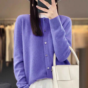 Cardigan Donna Elegante in Lana – Morbido, Caldo e Versatile