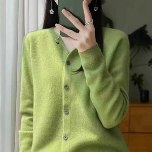 Cardigan Donna Elegante in Lana – Morbido, Caldo e Versatile