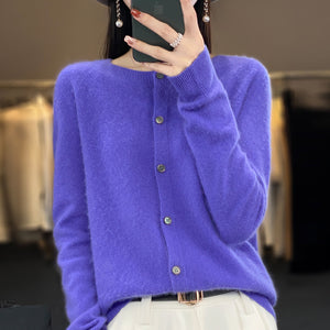 Cardigan Donna Elegante in Lana – Morbido, Caldo e Versatile