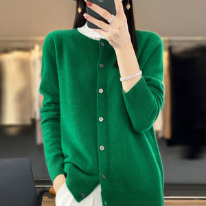 Cardigan Donna Elegante in Lana – Morbido, Caldo e Versatile