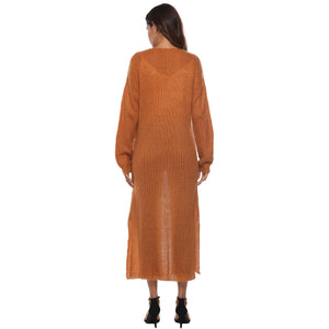 Cardigan Donna Lungo Elegante Alessia – Maglia Morbida e Versatile con Tasche