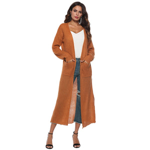 Cardigan Donna Lungo Elegante Alessia – Maglia Morbida e Versatile con Tasche