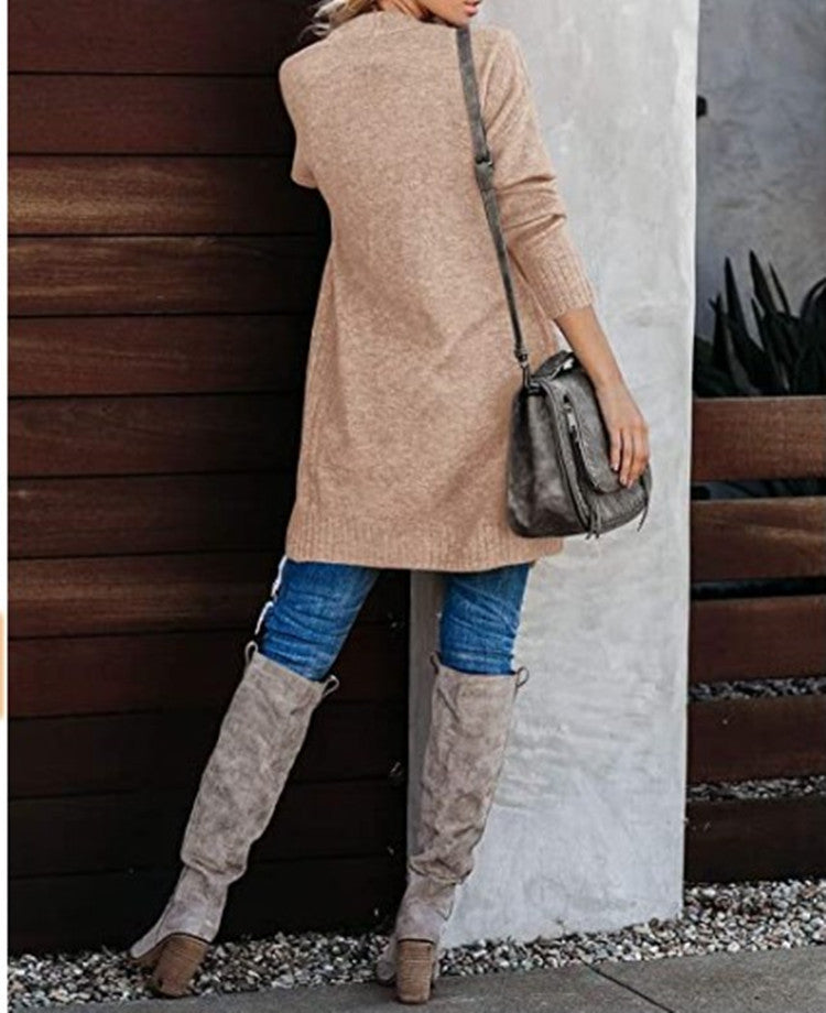 Cardigan Donna Lungo Elegante Evelyn – Morbido, Caldo e Versatile con Tasche