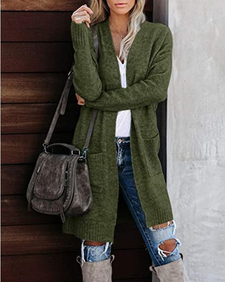 Cardigan Donna Lungo Elegante Evelyn – Morbido, Caldo e Versatile con Tasche