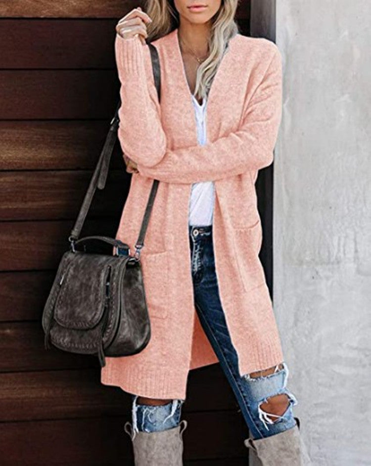 Cardigan Donna Lungo Elegante Evelyn – Morbido, Caldo e Versatile con Tasche